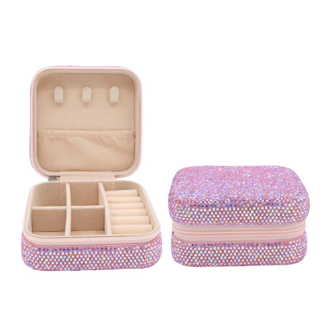 Fully Pink Crystallized Jewelry Box