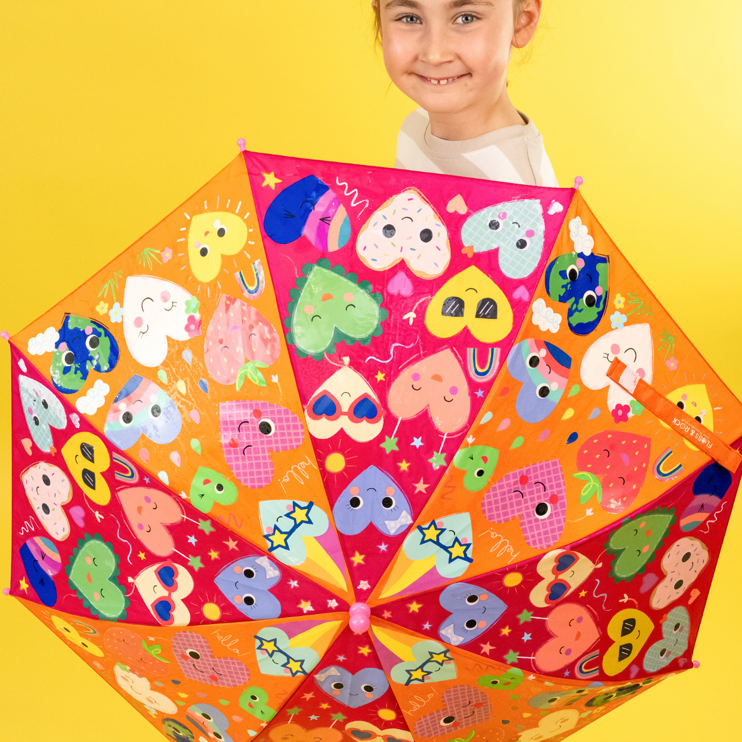 Color Changing Umbrella - Hearts (6+ Color Changes)