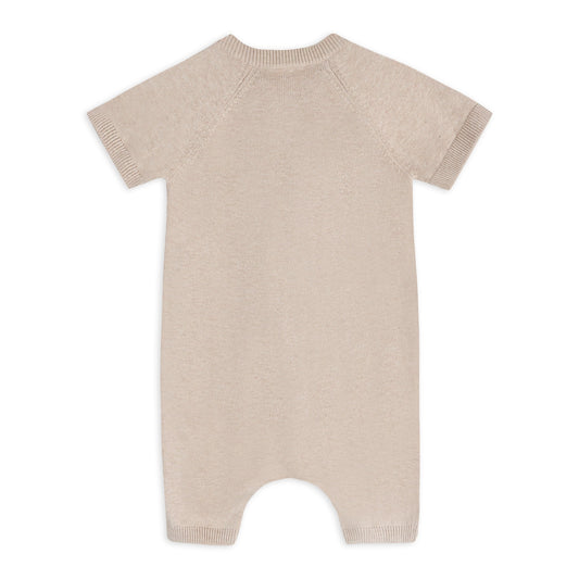 Doggy Applique Baby Knit Romper