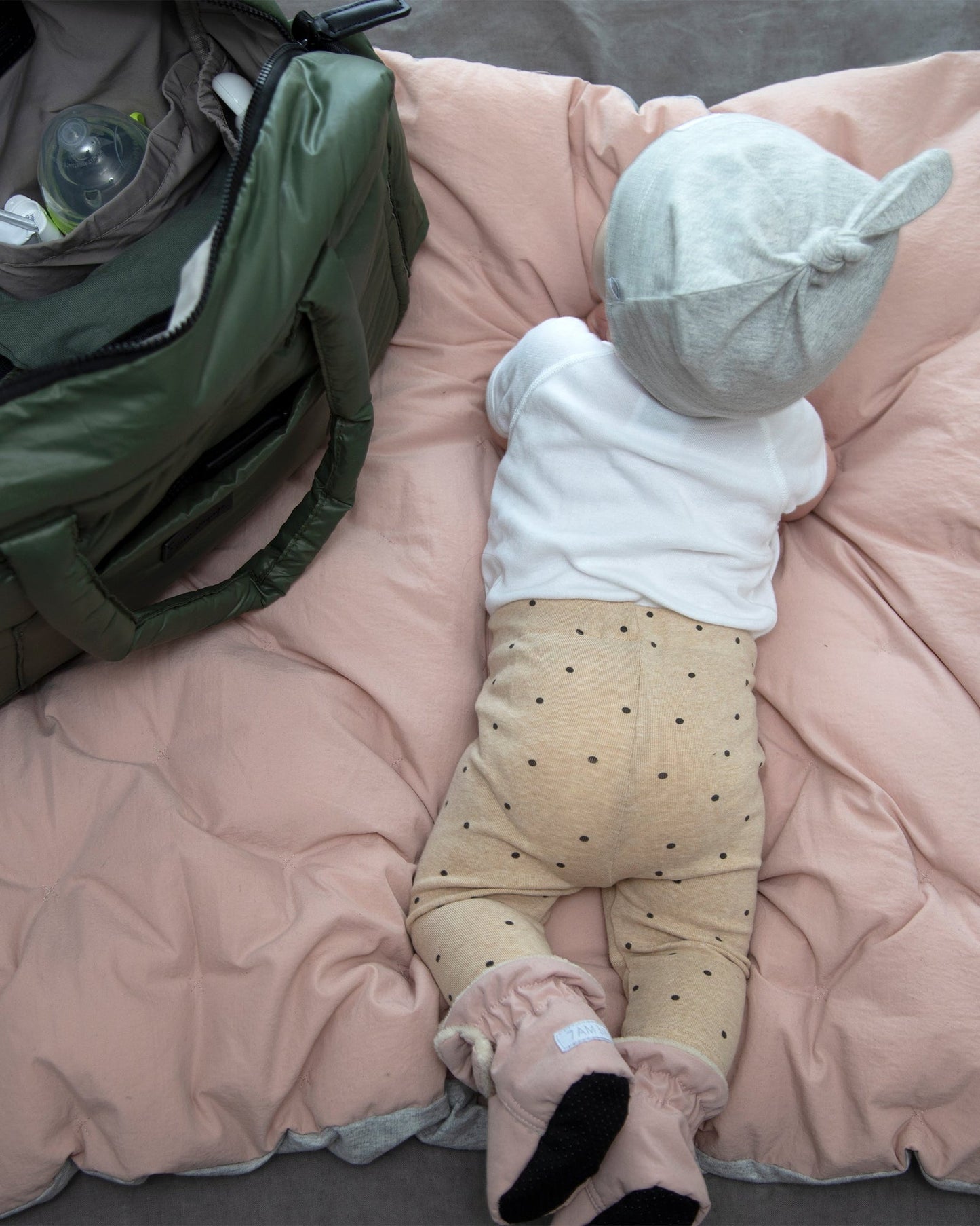 Airy Baby Bootie Slippers - Cameo