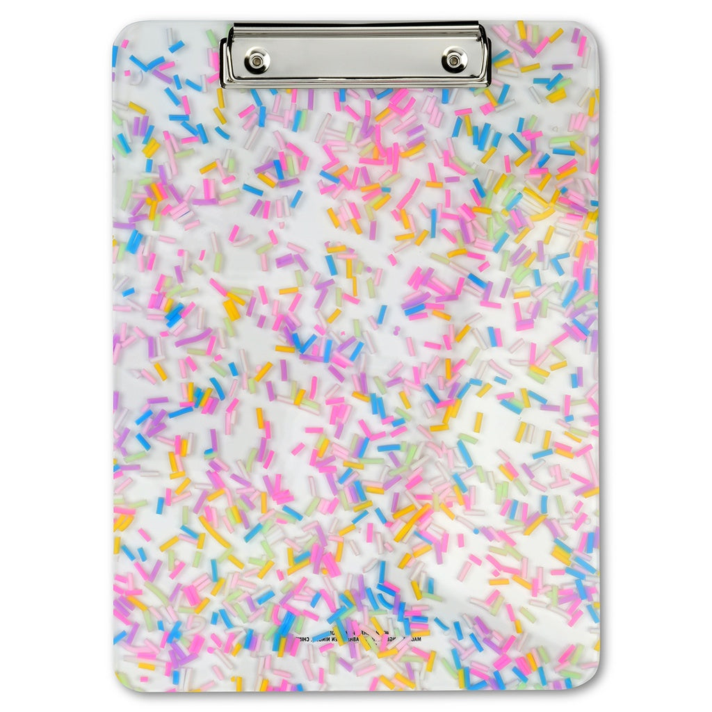 Acrylic Sprinkles Clipboard – Peanut and Honey