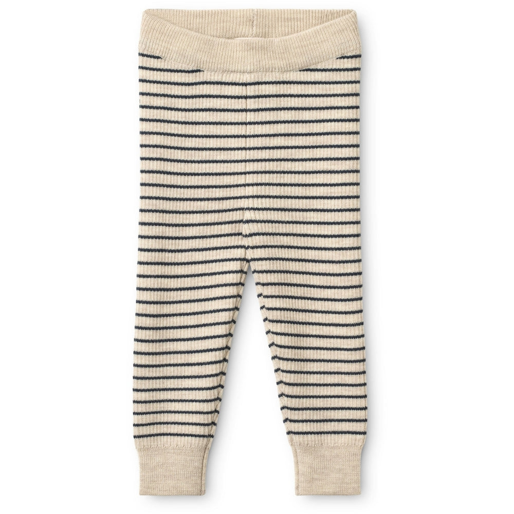 Flye Leggings Wool - Oatmeal/Navy