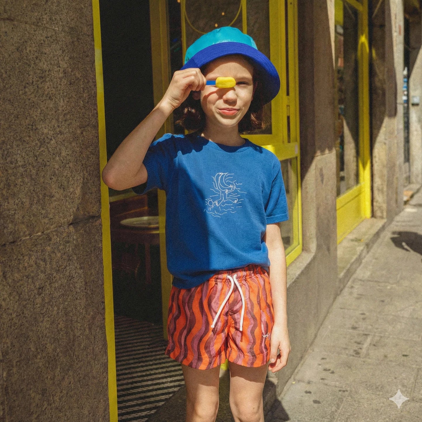 Tangerine Flow Boys Swimzers