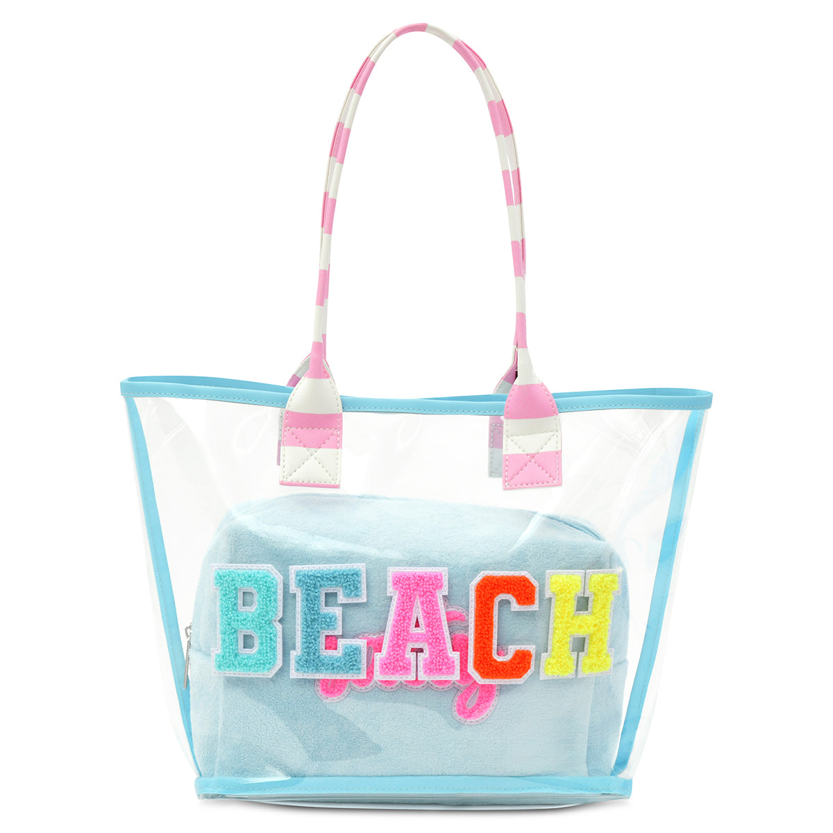 Beach Clear Tote Bag 2 Piece Set
