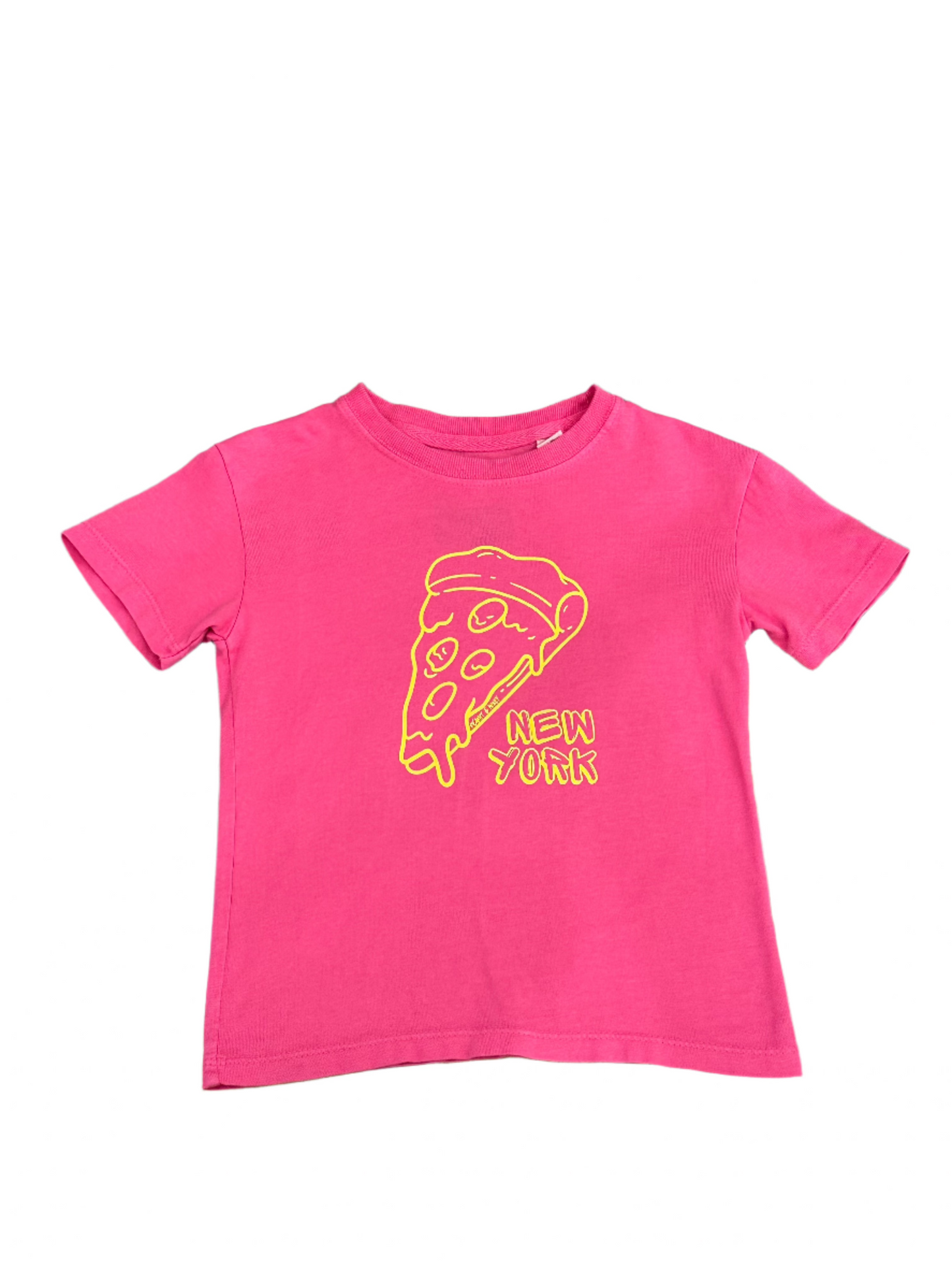 Toddler Dyed Ringspun Tee New York Pizza- Confetti