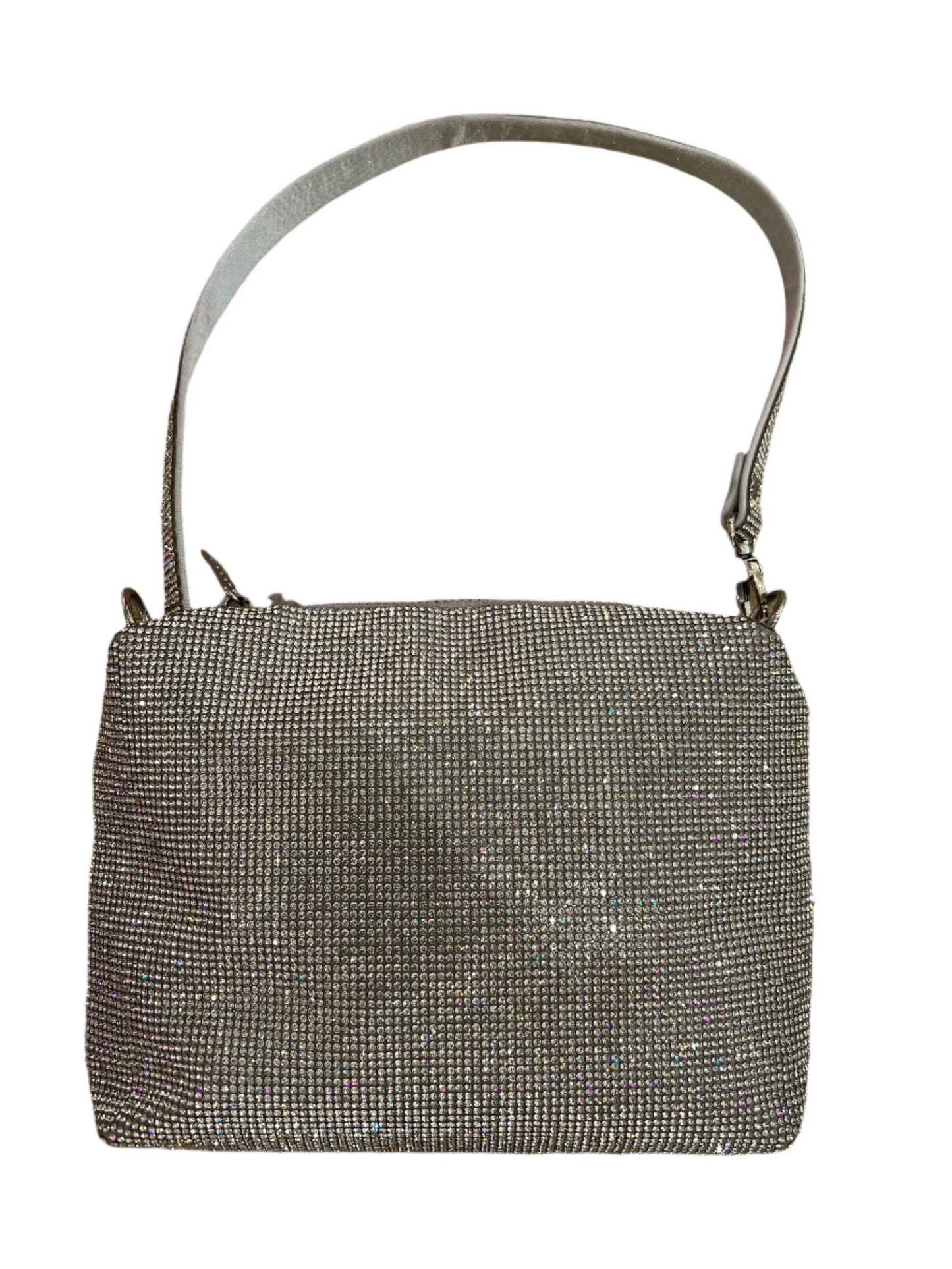 White Crystal Cross Body Bag