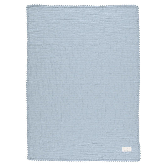 Lumi Blanket Chenille Blue Atlantic