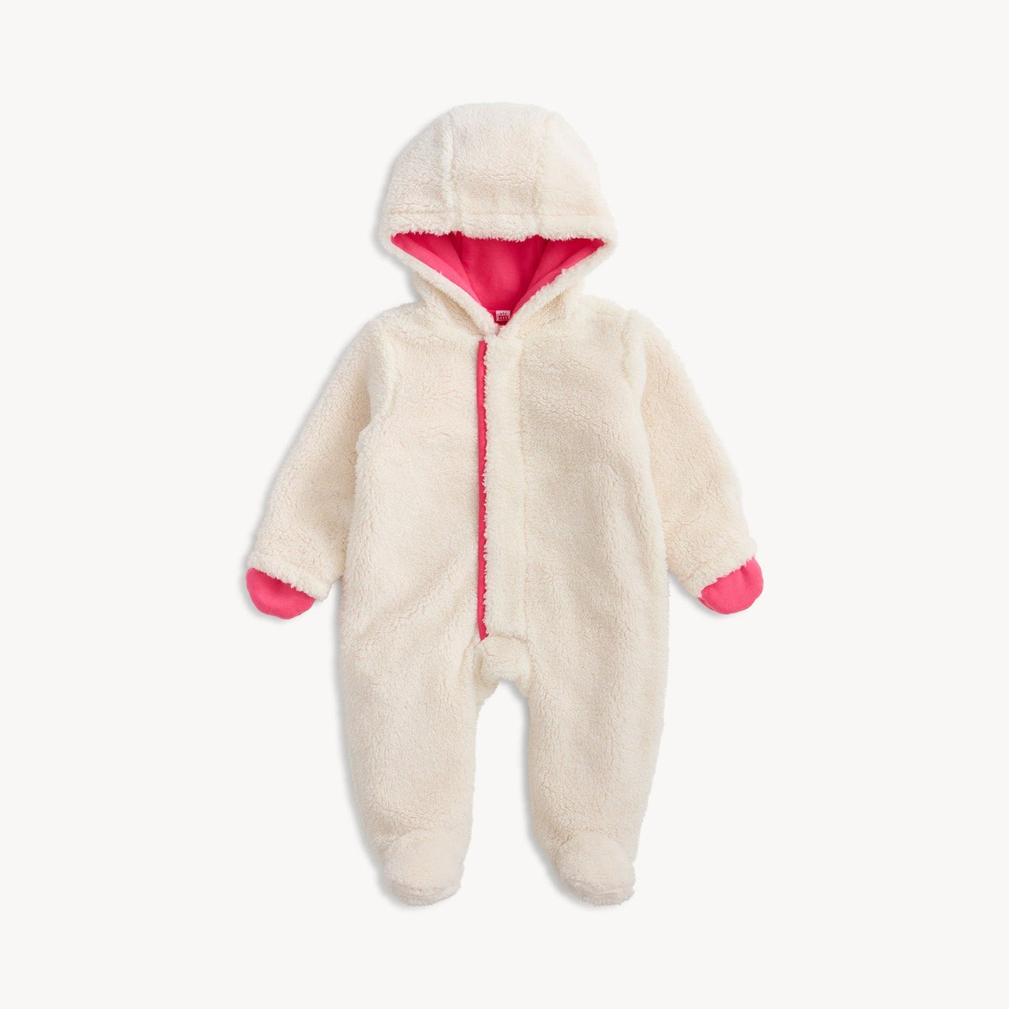 Magnetic Sherpa Footie - Gentle Cream