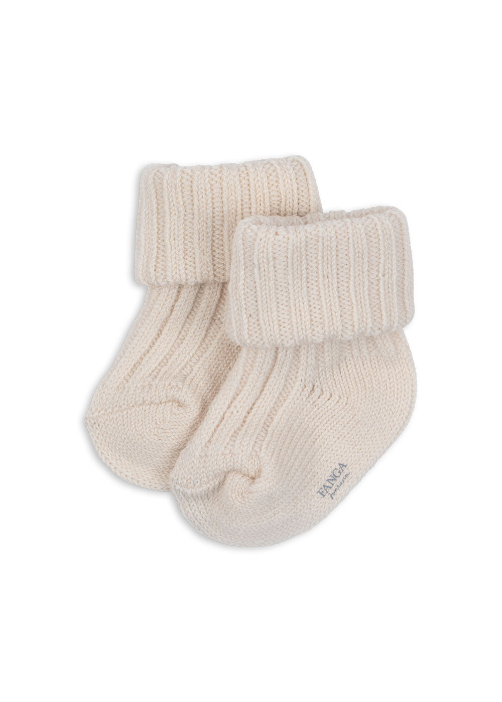 Lana Knit Socks - Off White Melange