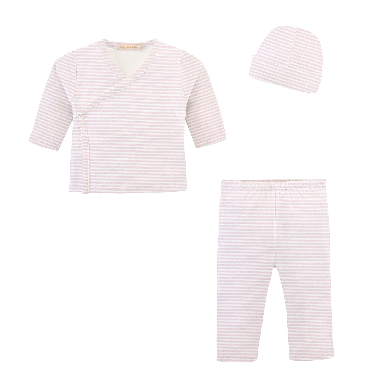 Pink Stripes Take Me Home w/Hat Set