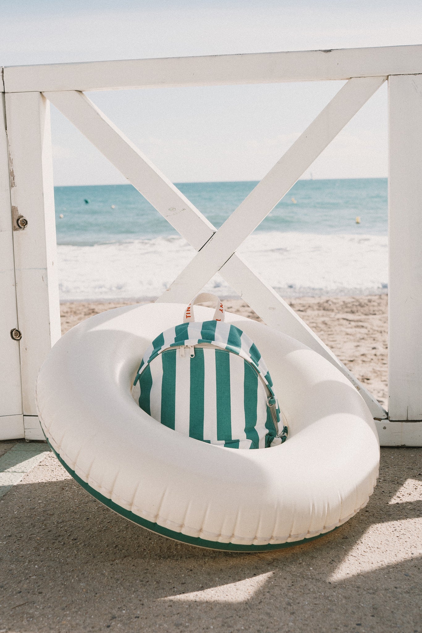 Emerald Stripes Backpack