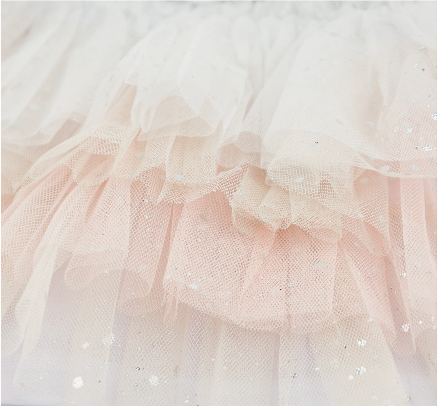 Silver Fleck Ombre Layered Tutu Skirt