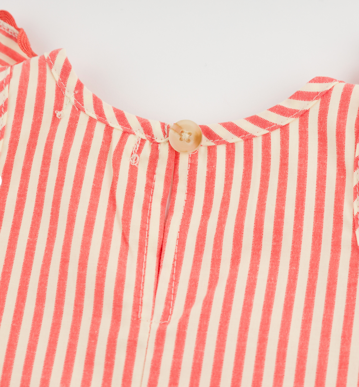 Cabana Lola Blouse Millie Ruffle- Faded Red