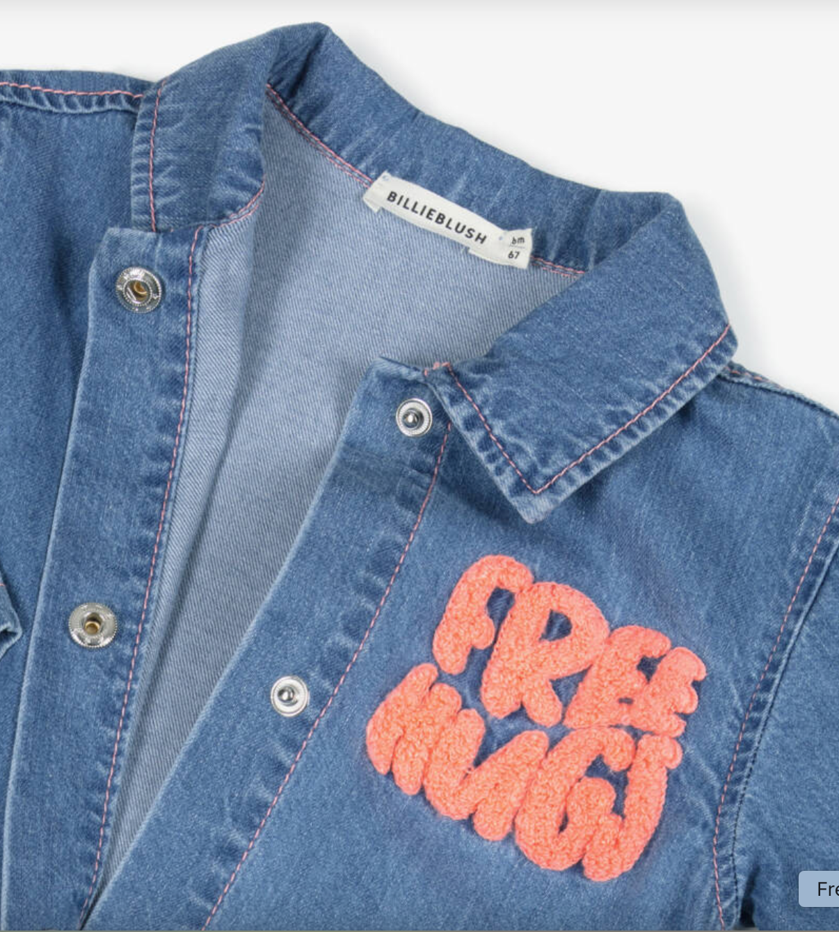 'Free Hugs' Denim Overalls