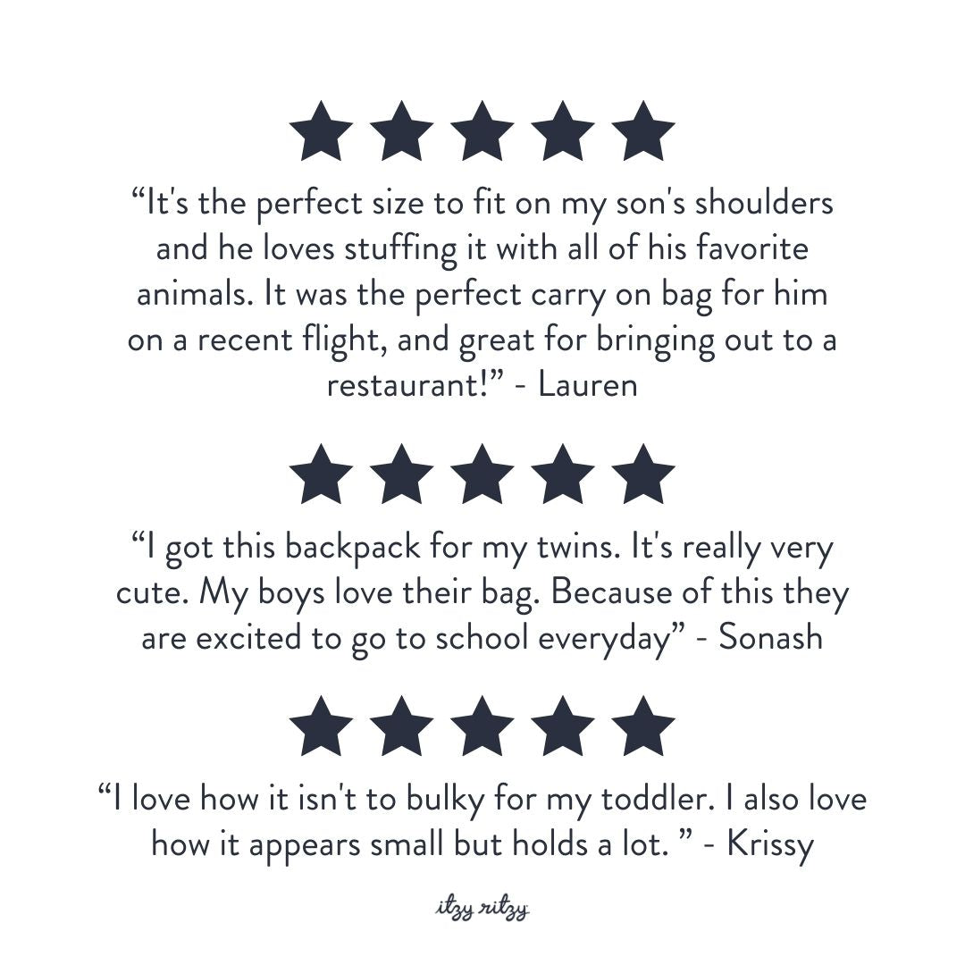 Itzy Bitzy Bag™ Toddler Backpack-Check Yes!
