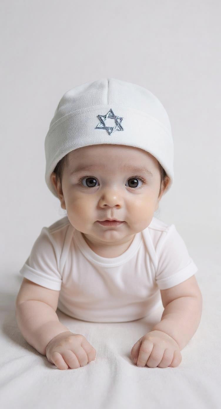 Star of David- Blue - Tat w/ Piping Trim