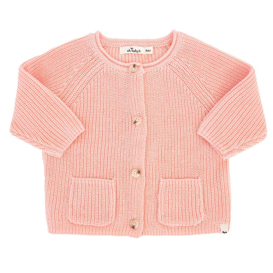 Pink Country Club Knitted Cardigan