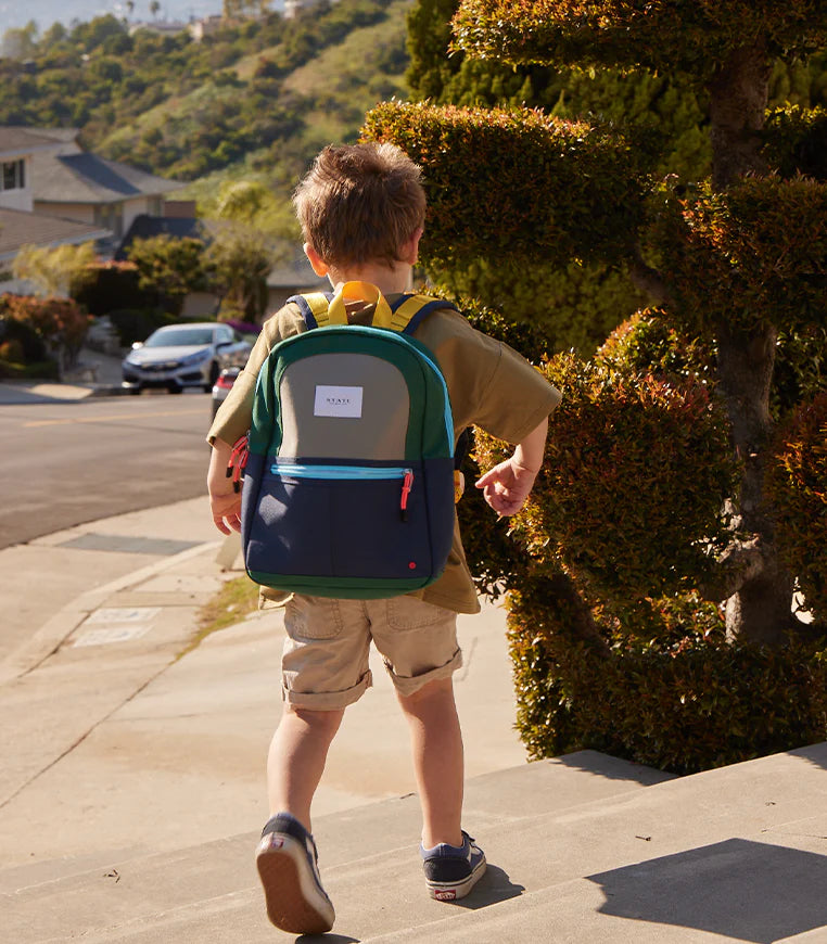 Green/Navy Kane Mini Backpack