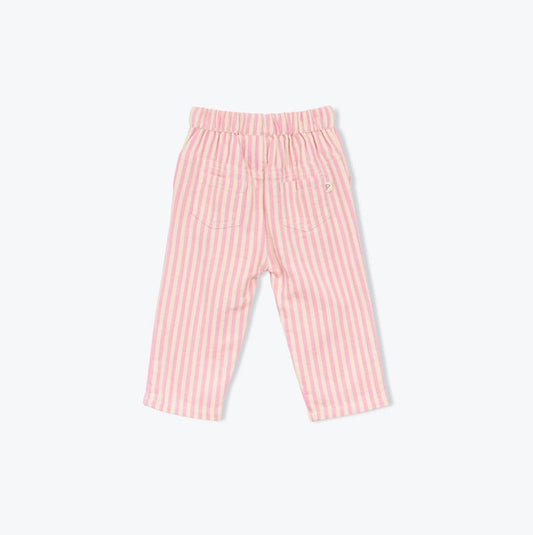 Baby Striped Pants Pink