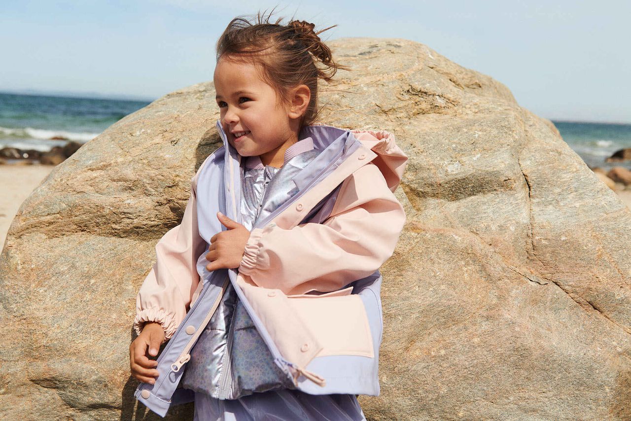 Rainwear Otu Jacket - Lilac Cosmic Sky