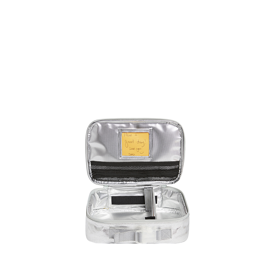 Rodgers Lunch Box-Metallic Silver