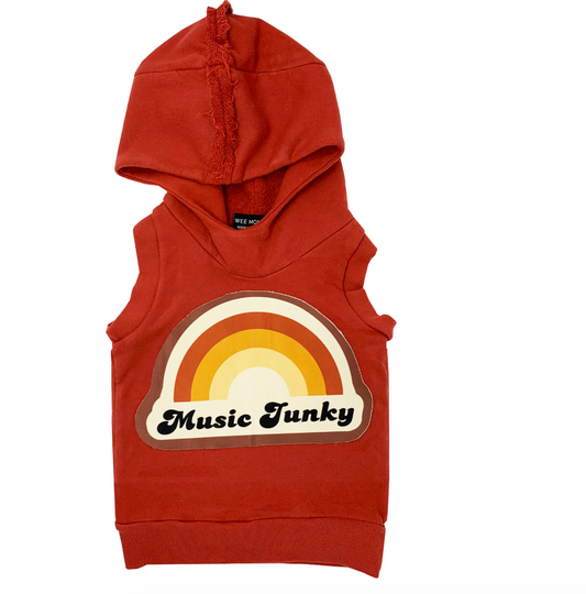 Music Junkie Hoodie Vest