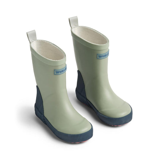 Rubber Boot Welly Teal Water