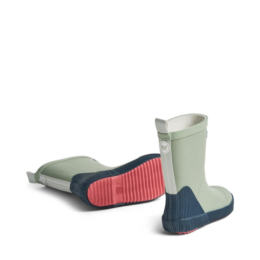 Rubber Boot Welly Teal Water
