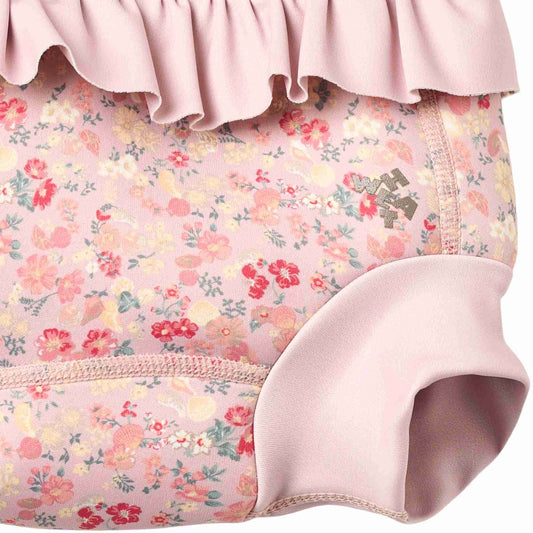 Neoprene Swim Pants Rita Powder Flowers And Seashells