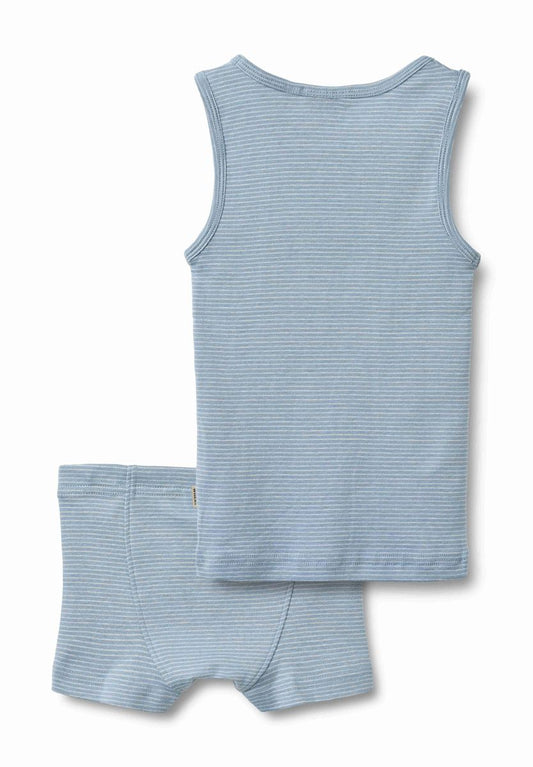 Underwear Louis Faded Blue Stripe Set