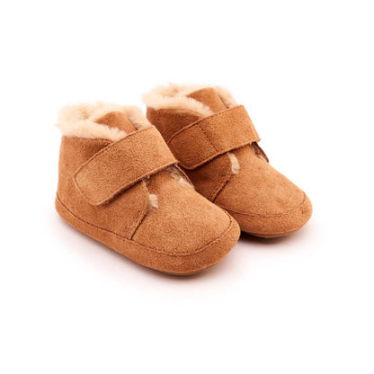 Shoofly Suede Boot- Tan