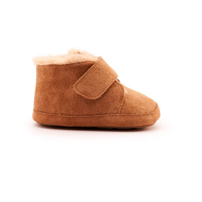 Shoofly Suede Boot- Tan