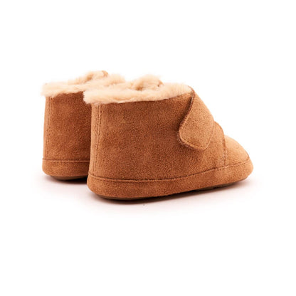 Shoofly Suede Boot- Tan