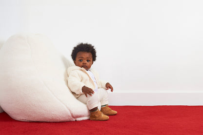 Shoofly Suede Boot- Tan