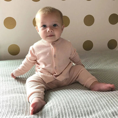 Milan Knit Pants with Pocket- Blush