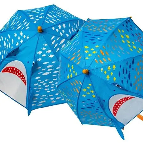 3D Color Changing Shark Umbrella