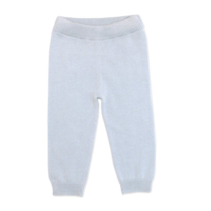 Milan Baby Legging Pants Sweater Knit - Sky Blue