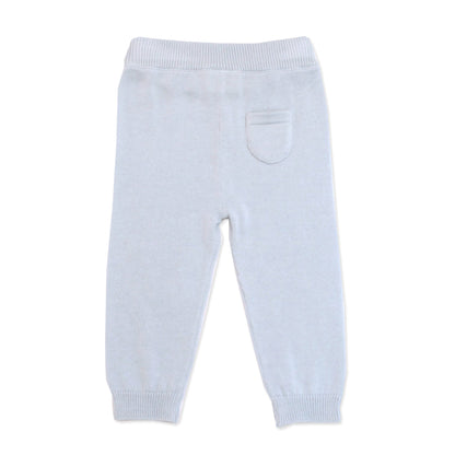 Milan Baby Legging Pants Sweater Knit - Sky Blue