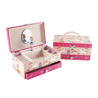 Musical Jewelery Box with Drawer - Rainbow Fairy