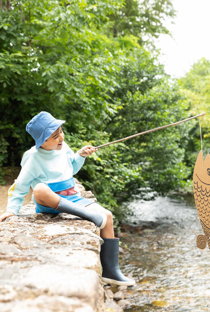 Recycled Cotton Pockets Kid Sweatshirt