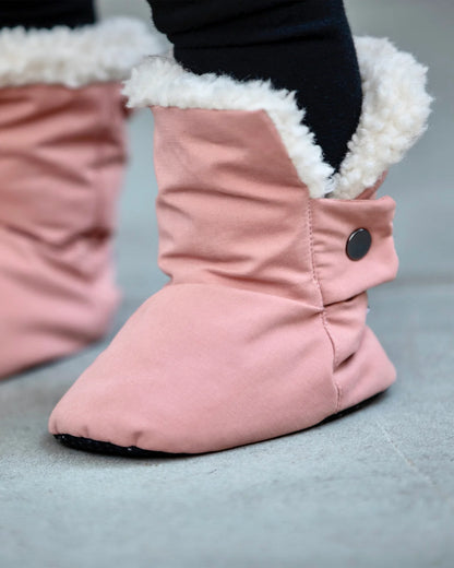 Benji Sherpa Baby Booties Mirage