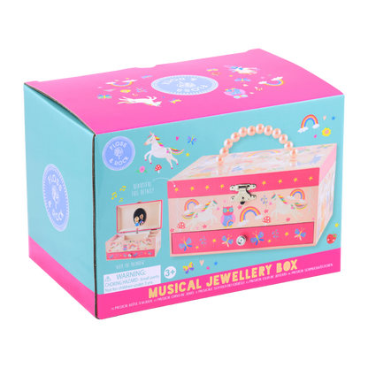 Musical Jewelery Box with Drawer - Rainbow Fairy