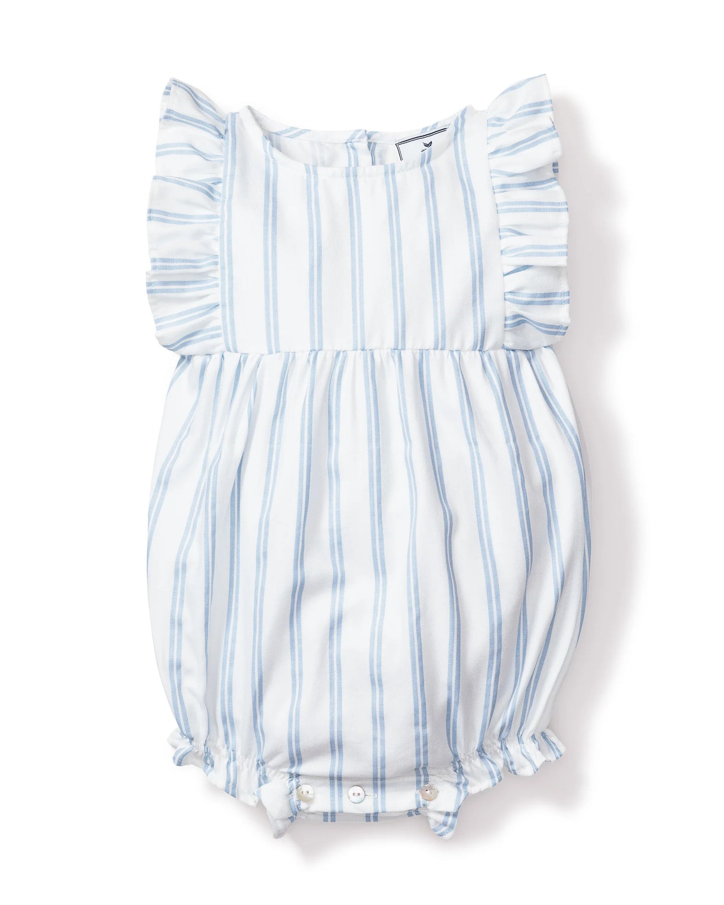 Baby's Twill Ruffled Romper