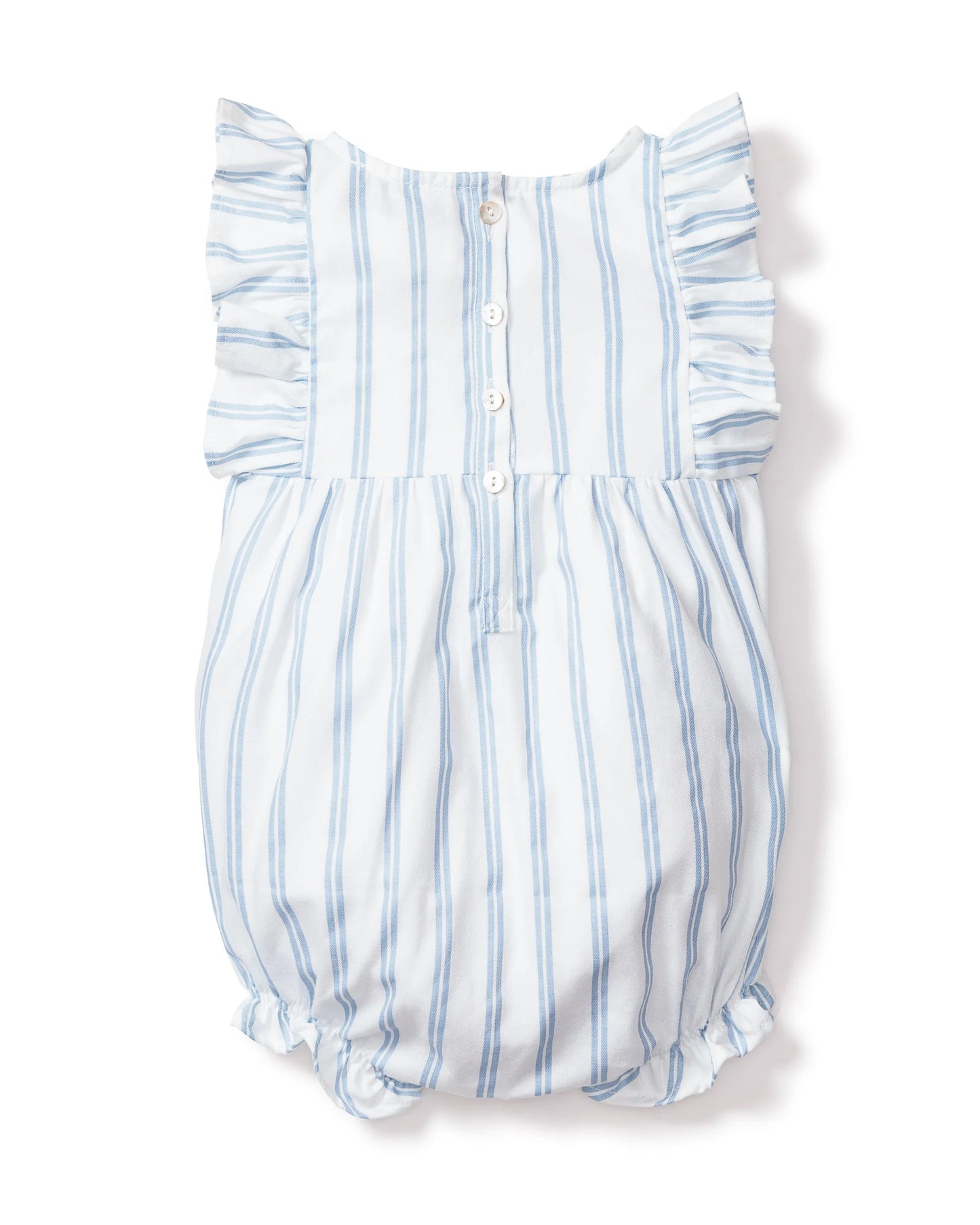 Baby's Twill Ruffled Romper