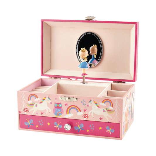 Musical Jewelery Box with Drawer - Rainbow Fairy
