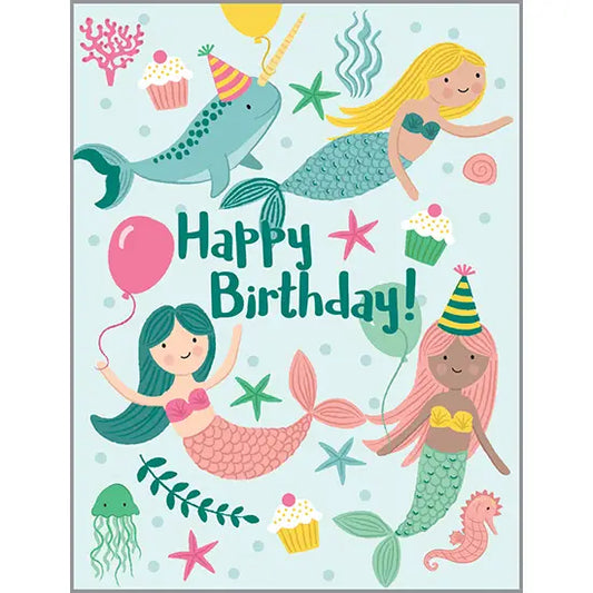 Mermaid Birthday Card