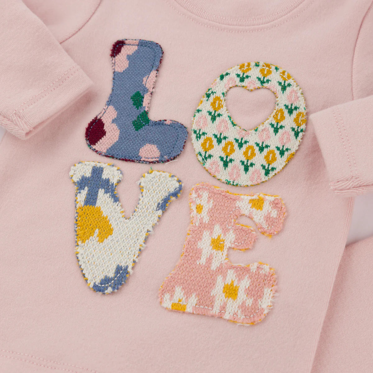 Quilted LOVE Stacked Applique Set