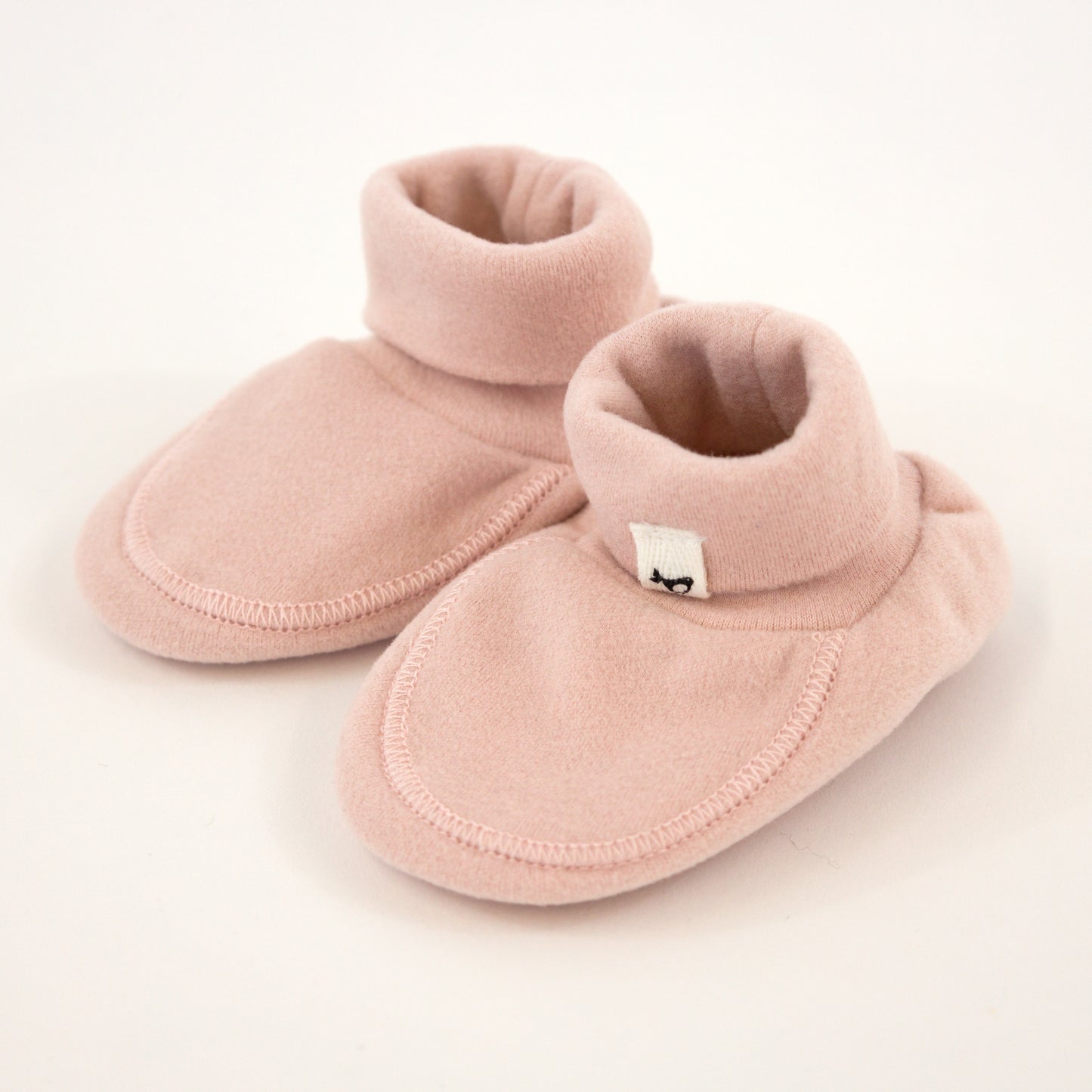 Dusty Pink Baby Rib w/ Snowdrift Bootie