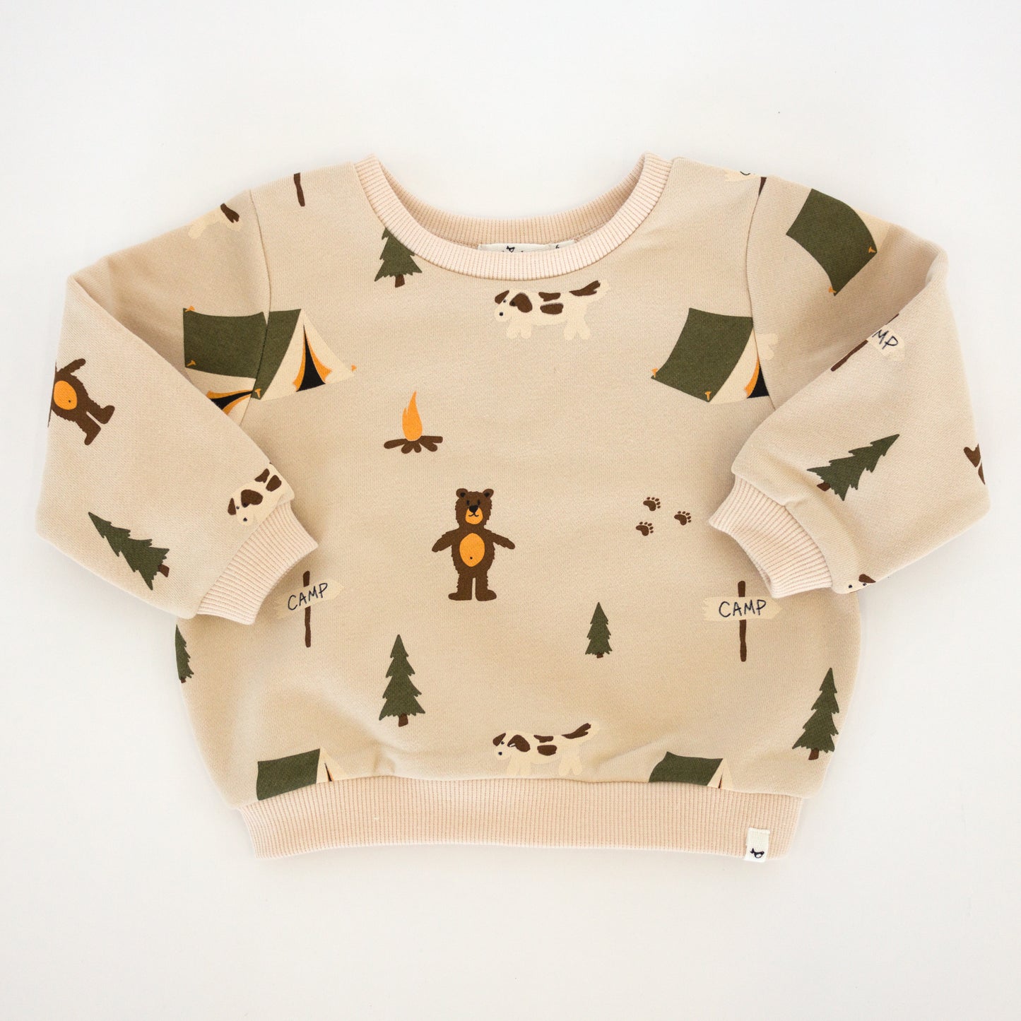 Camping Print Brooklyn Boxy