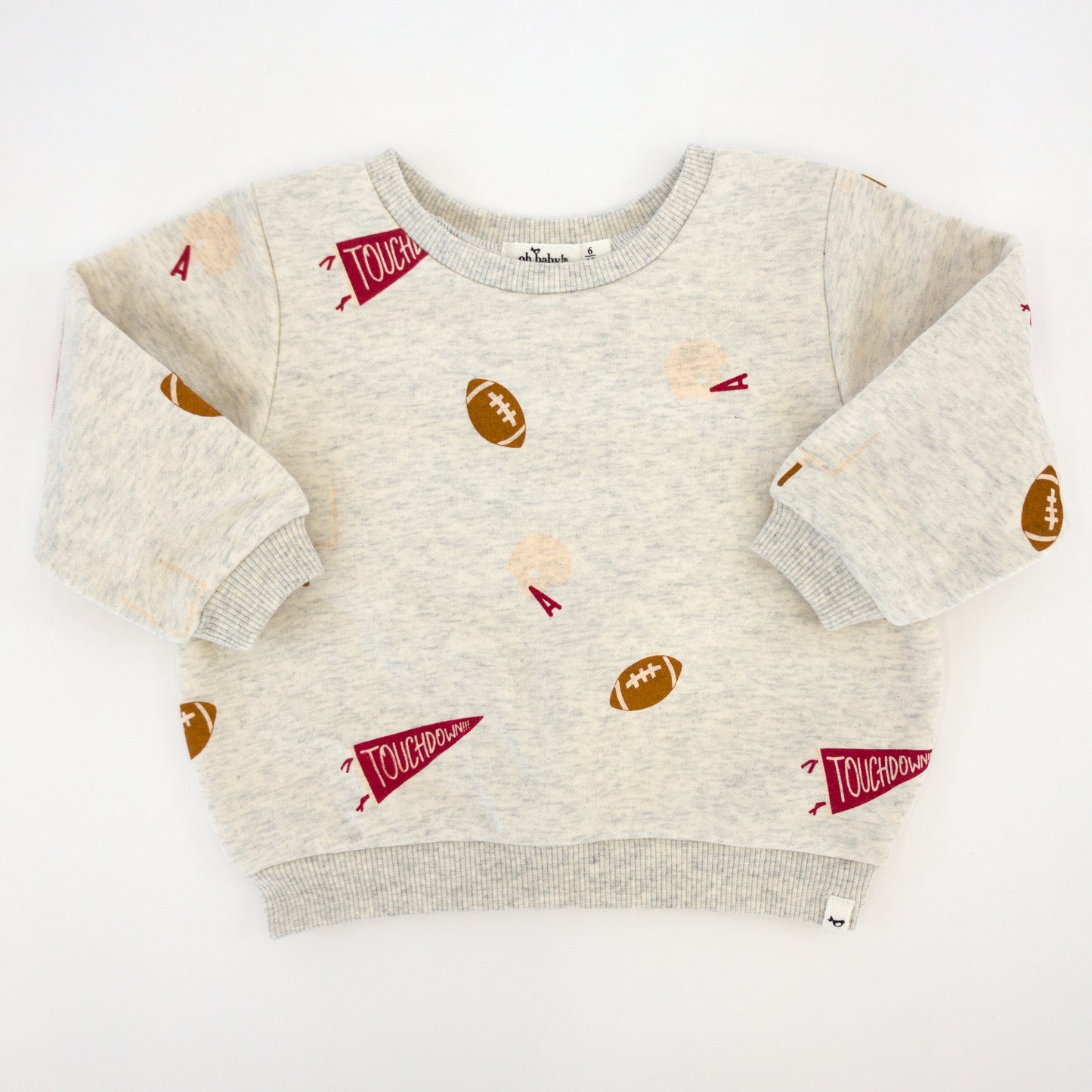 Football Print Brooklyn Boxy